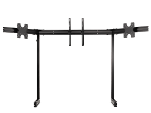 ELITE FREE STANDING TRIPLE MONITOR STAND- BLACK EDITION