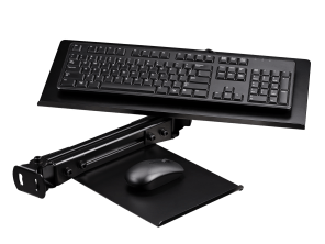 ELITE KEYBOARD AND MOUSE TRAY-Black Edition