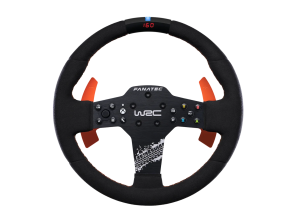 Fanatec CSL Elite Steering Wheel WRC + QR2 Lite Wheel-side