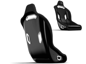 TRX Hybrid Fixed Fiberglass Seat - All Black