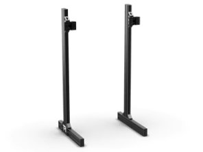 Track Racer Legs for Floor monitor stand for TR8020 Monitor Stand - Black